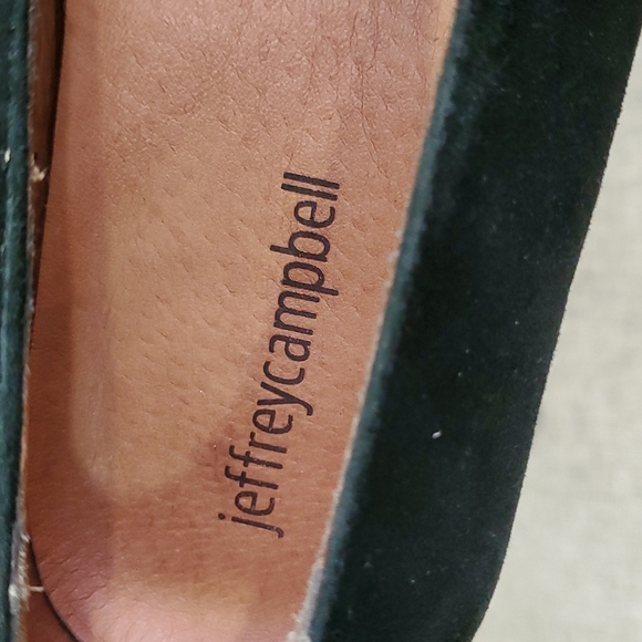 Jeffrey Campbell poetry women  black suade pums size 10 - Picture 9 of 15